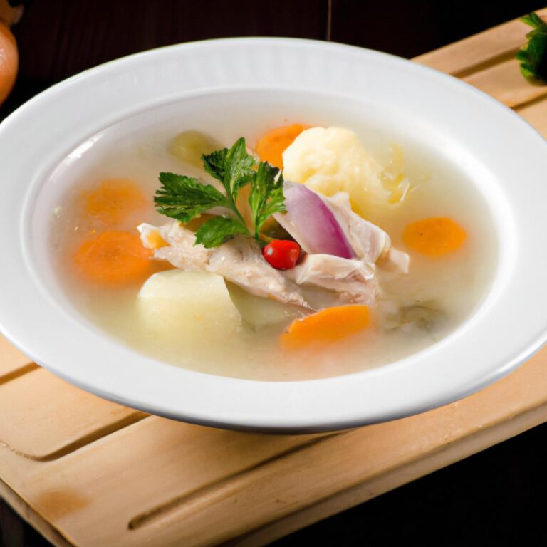 Receita de Sopa Simples de Frango: Clássica e Confortante Receita de Sopa Simples de Frango: Clássica e Confortante