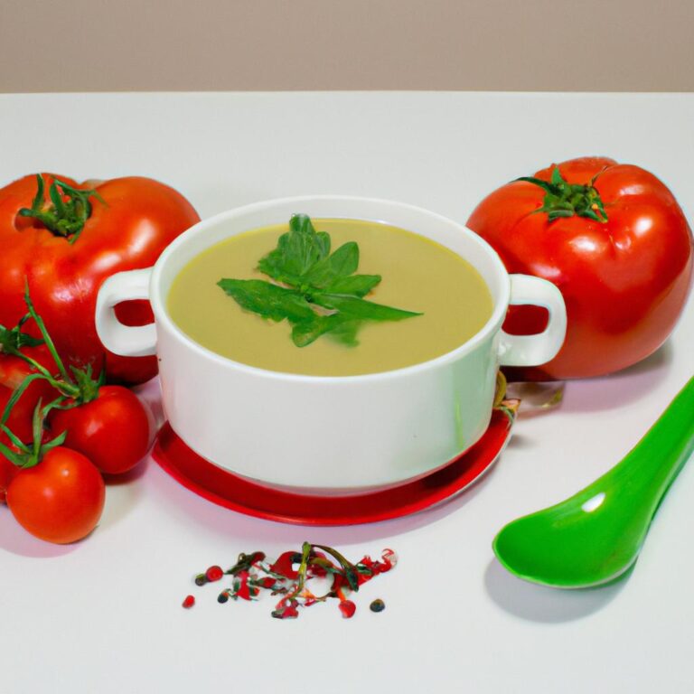 Receita de Sopa Tomate: Fresca e Saborosa Receita de Sopa Tomate: Fresca e Saborosa