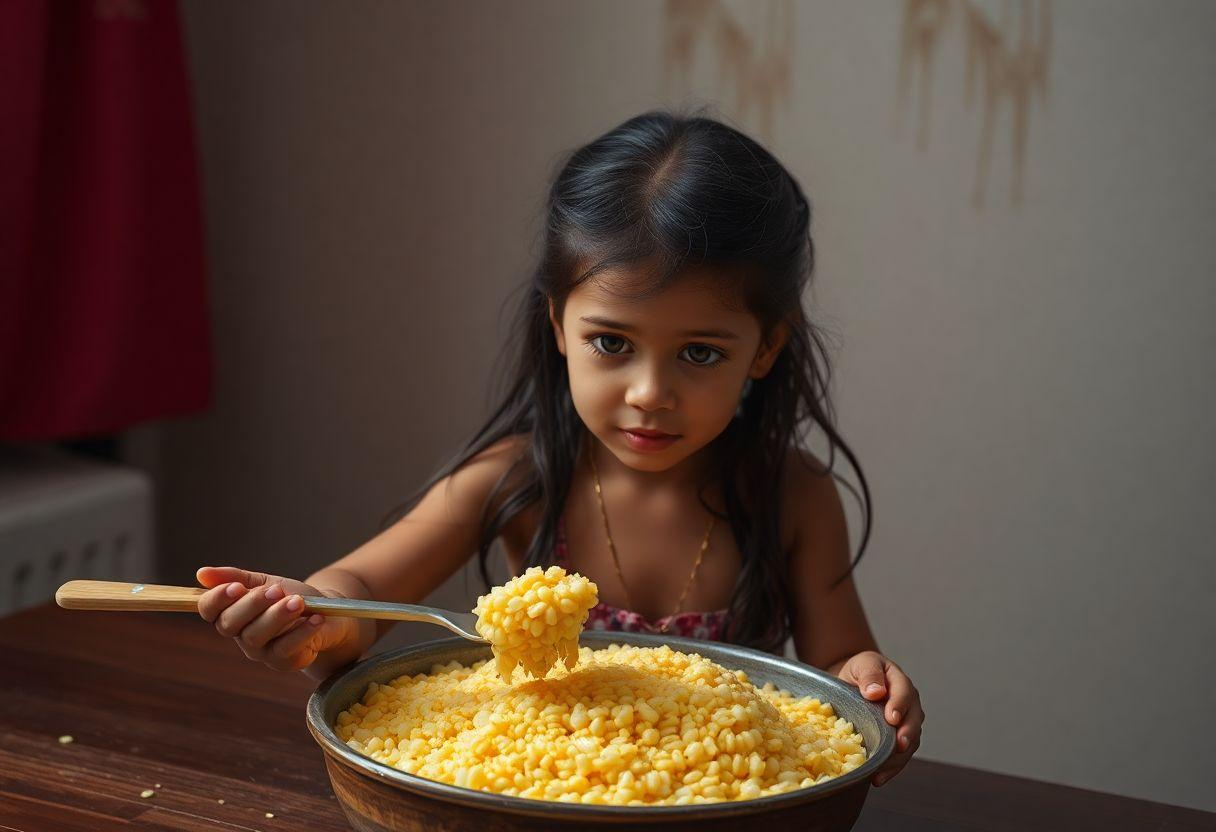 Arroz Com Cenoura e Vagem para Crianças