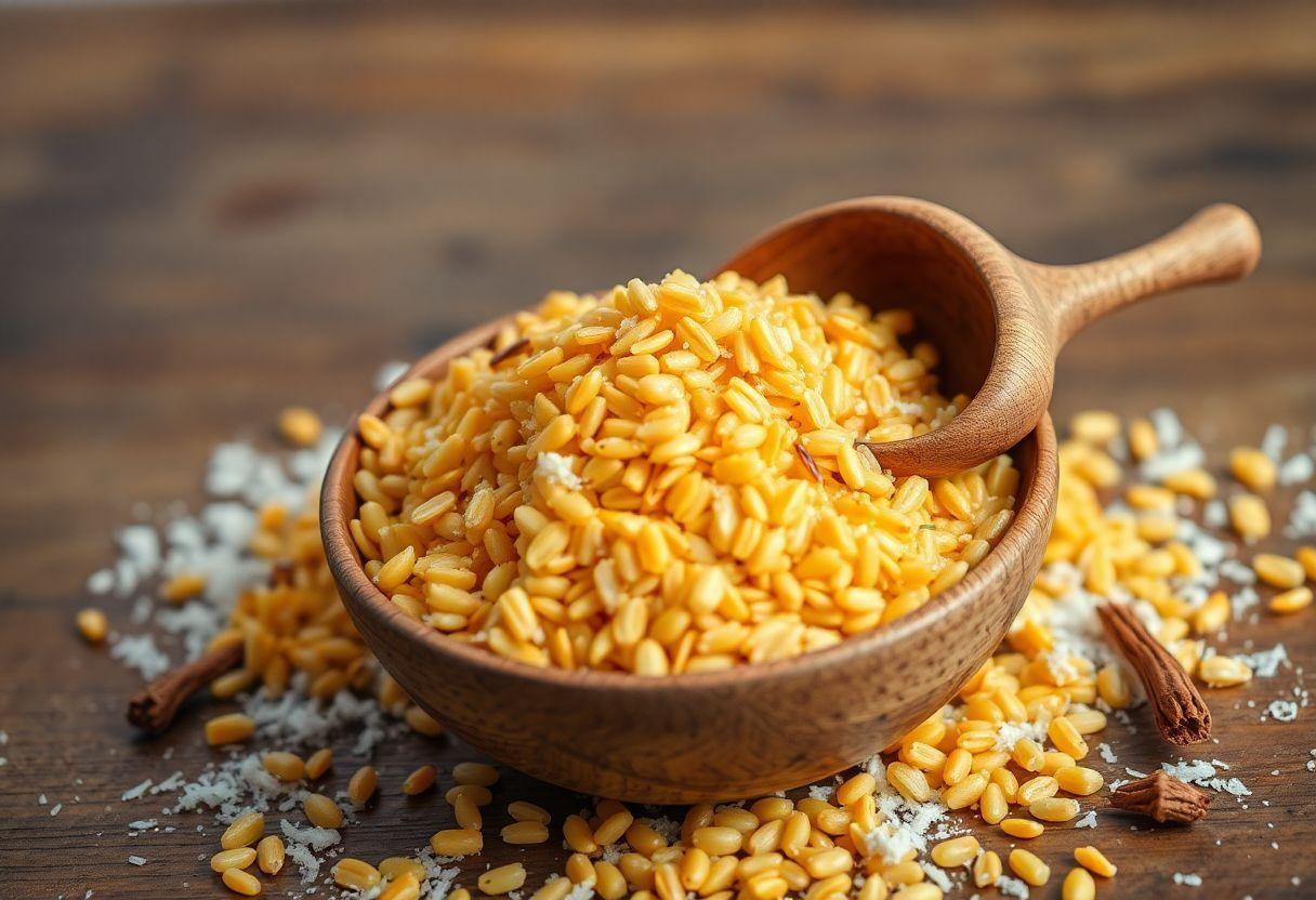 Arroz Com Cúrcuma e Gengibre Detox