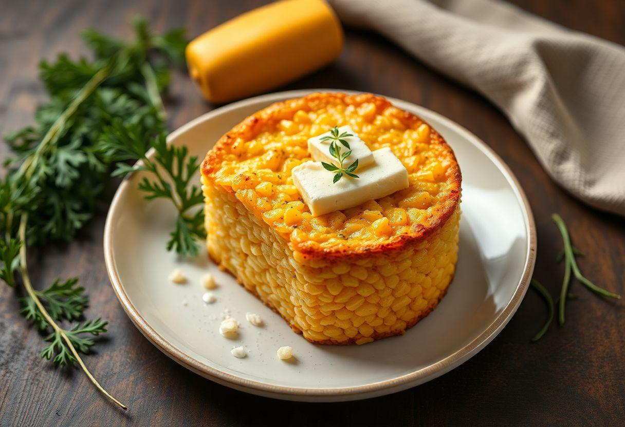 Arroz De Forno Com Espinafre E Queijo