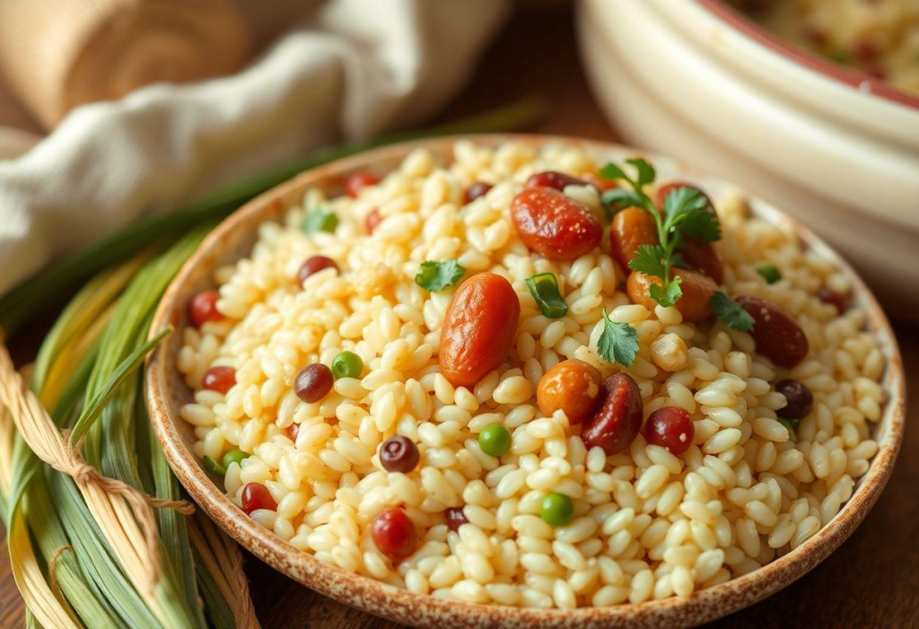 Arroz Integral Com Legumes Refogados
