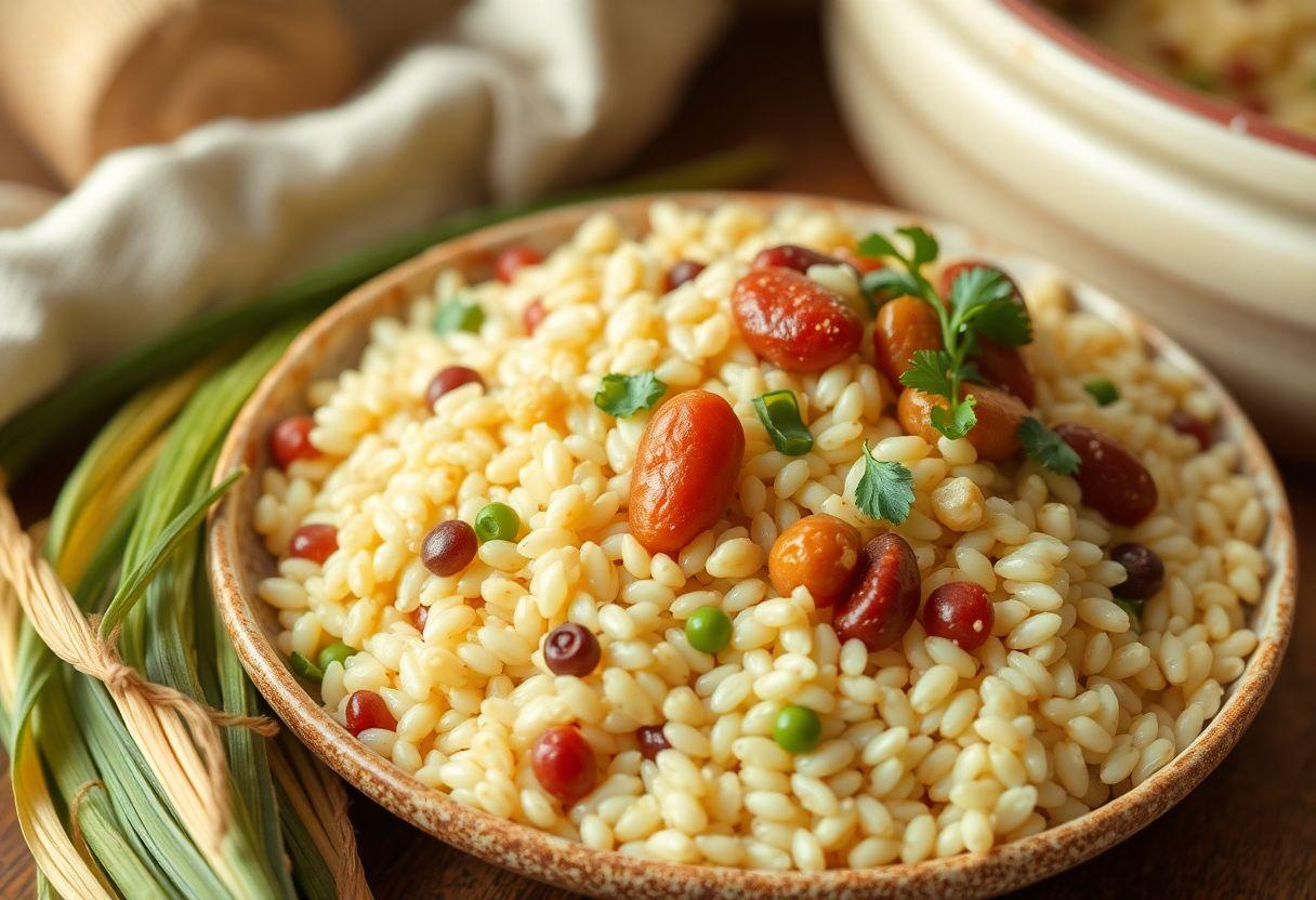 Arroz Integral Com Legumes Refogados