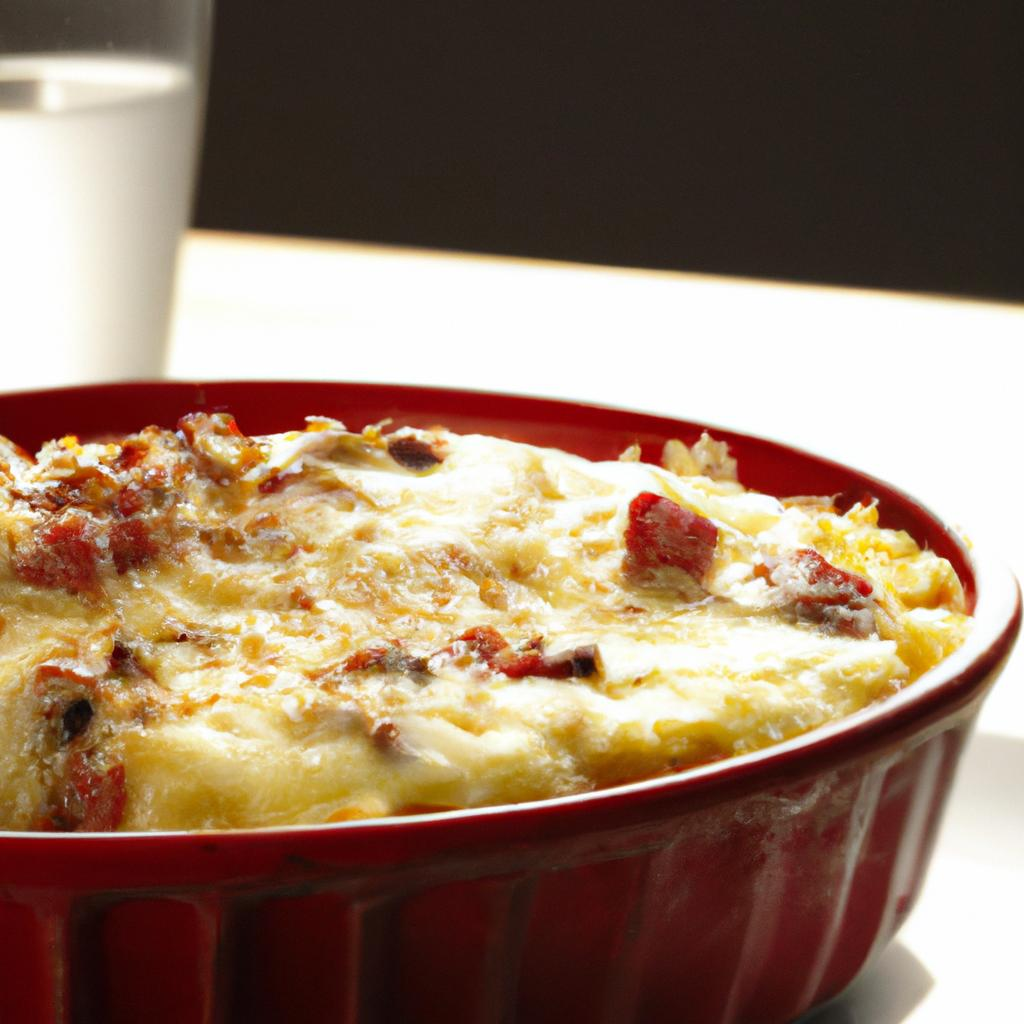 Arroz de Forno Cremoso com Presunto e Queijo: Aproveite as Sobras