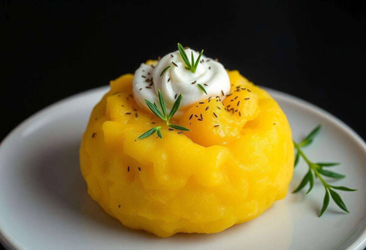 Batata Recheada Com Creme De Espinafre