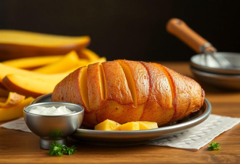 Batata Recheada na Airfryer Fácil