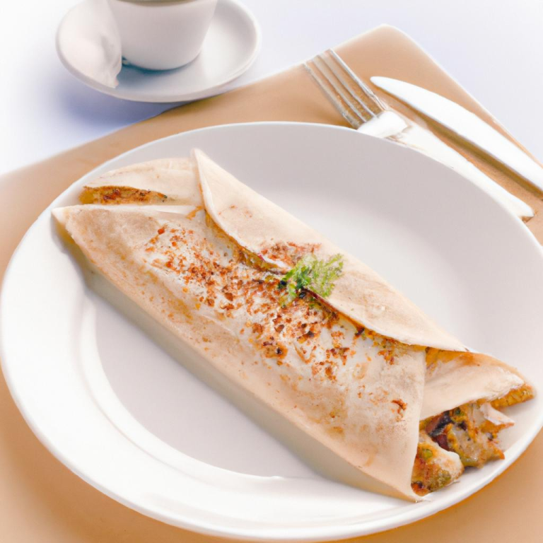 Crepioca Fit de Frango com Requeijão: Café da Manhã Saudável