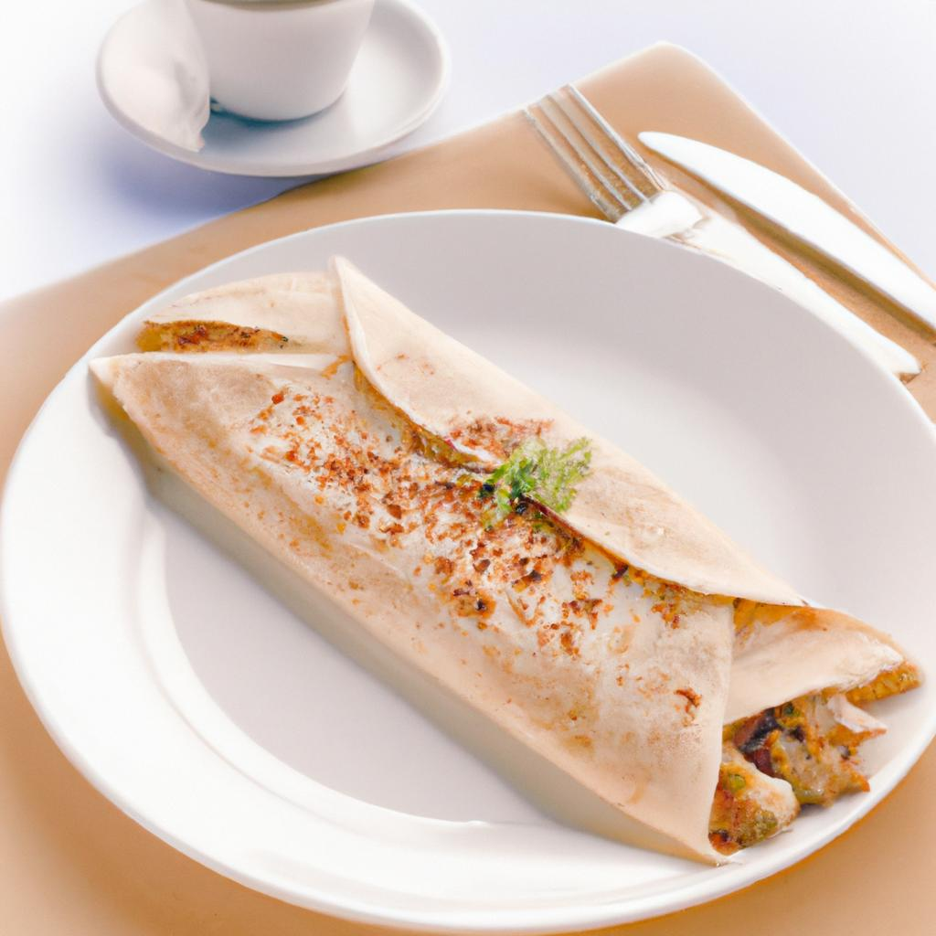 Crepioca Fit de Frango com Requeijão: Café da Manhã Saudável