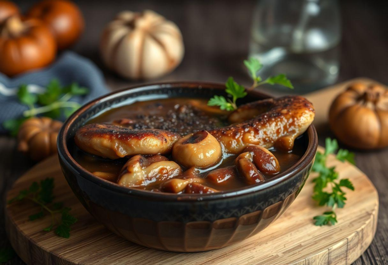 Lagarto ao Molho Madeira Champignon: Receita Clássica de Festas Lagarto ao Molho Madeira Champignon: Receita Clássica de Festas