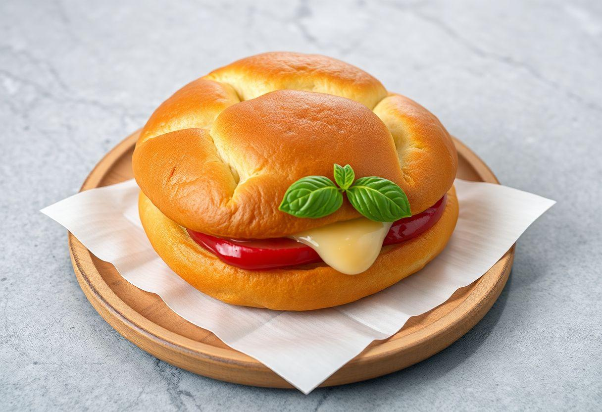 Lasanha de Pão de Forma Presunto e Queijo