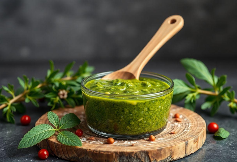 Molho Pesto De Espinafre Para Massas Molho Pesto De Espinafre Para Massas
