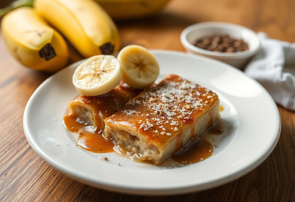 Panqueca de Banana Com Cacau Em Pó