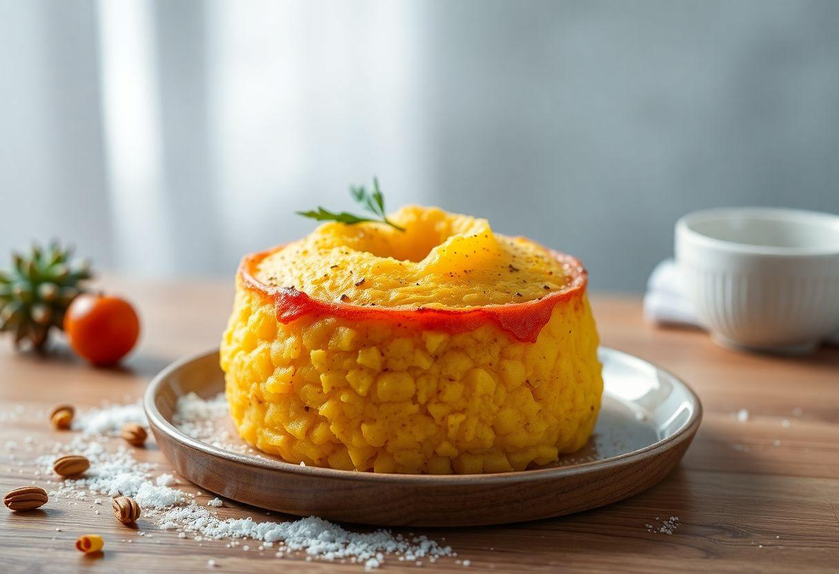 Polenta Cremosa Com Espinafre E Molho