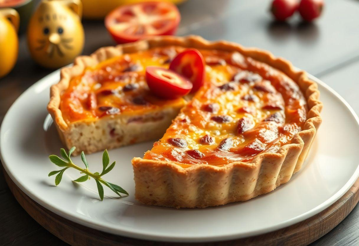 Quiche De Espinafre Sem Massa