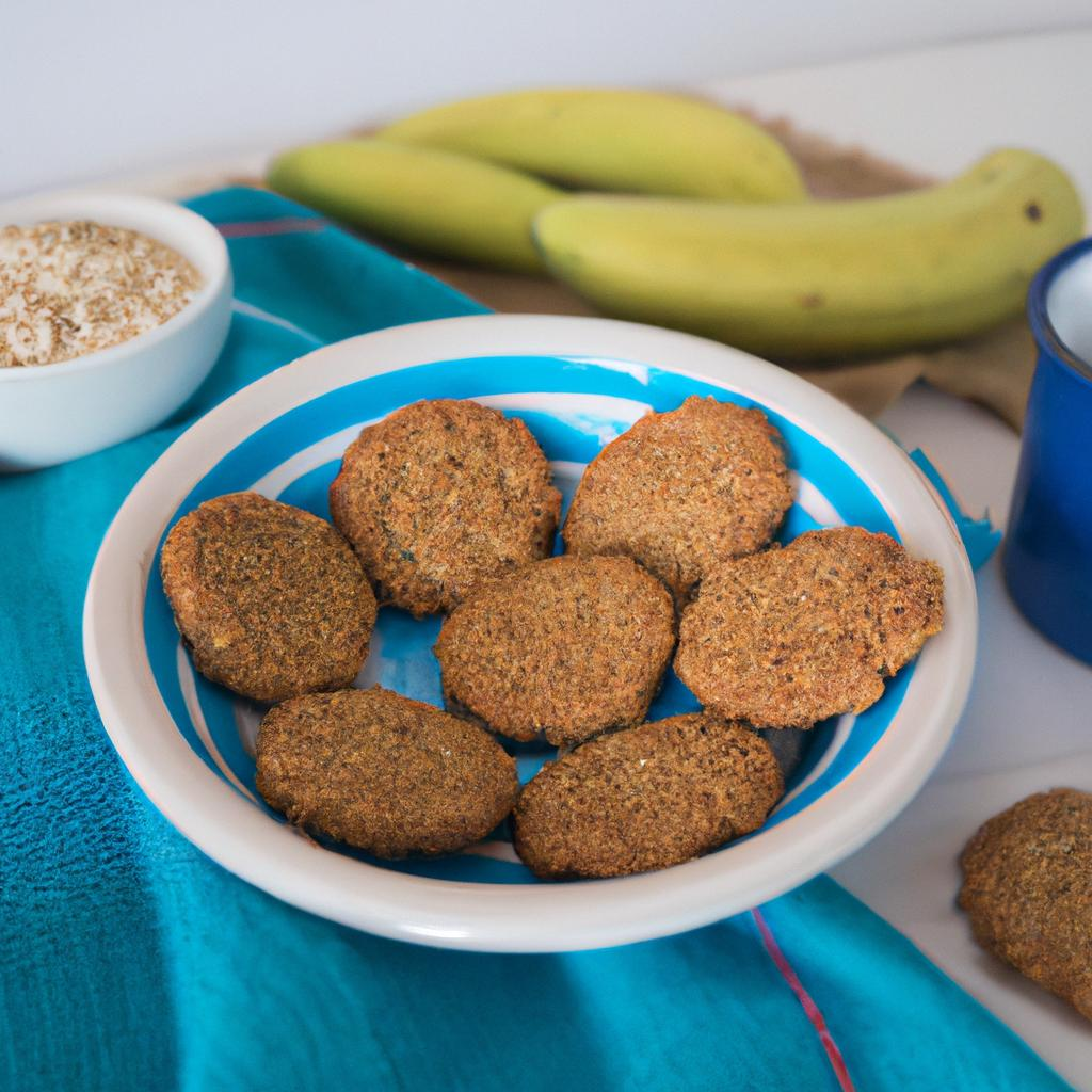 RECEITA DE COOKIES DE BANANA COM APENAS 3 INGREDIENTES