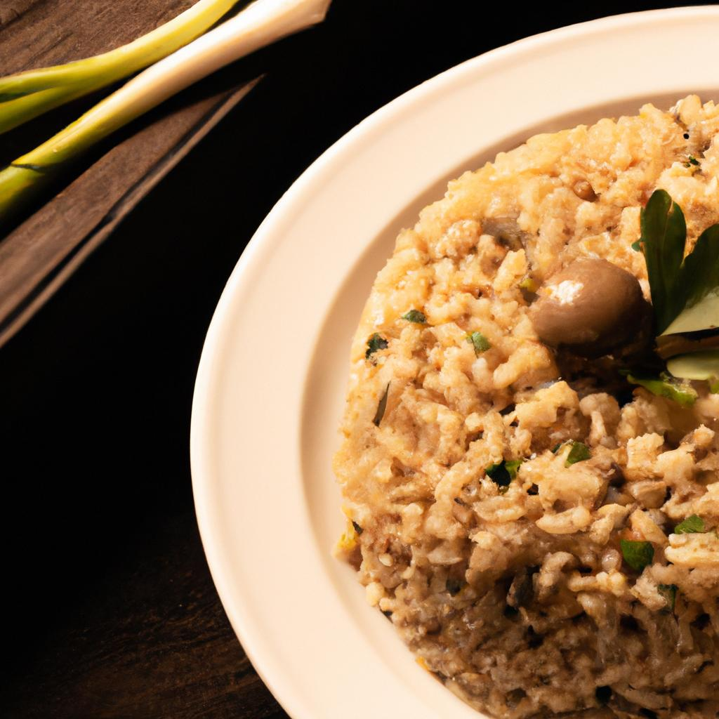 RECEITA DE RISOTO AO FUNGHI COM SABOR DE RESTAURANTE