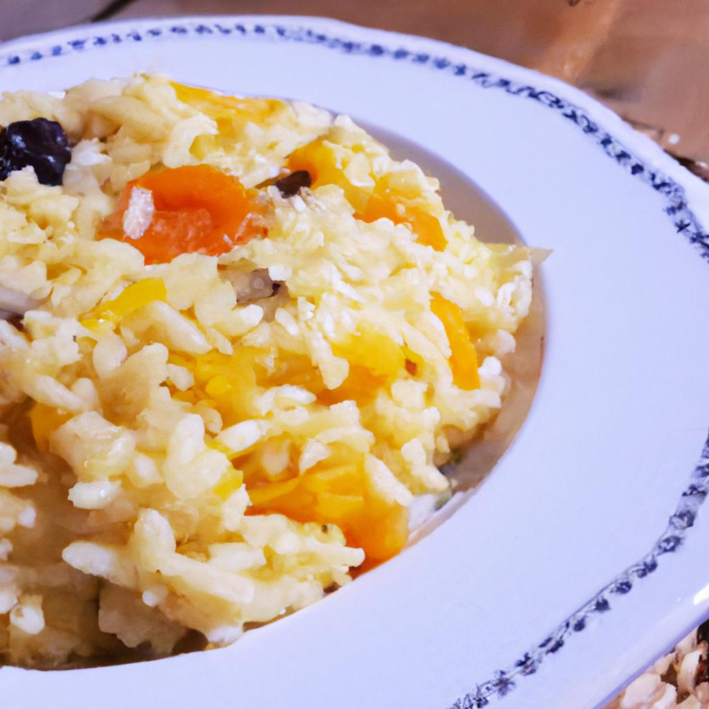 RECEITA DE RISOTO BRIE COM DAMASCO DIVINO