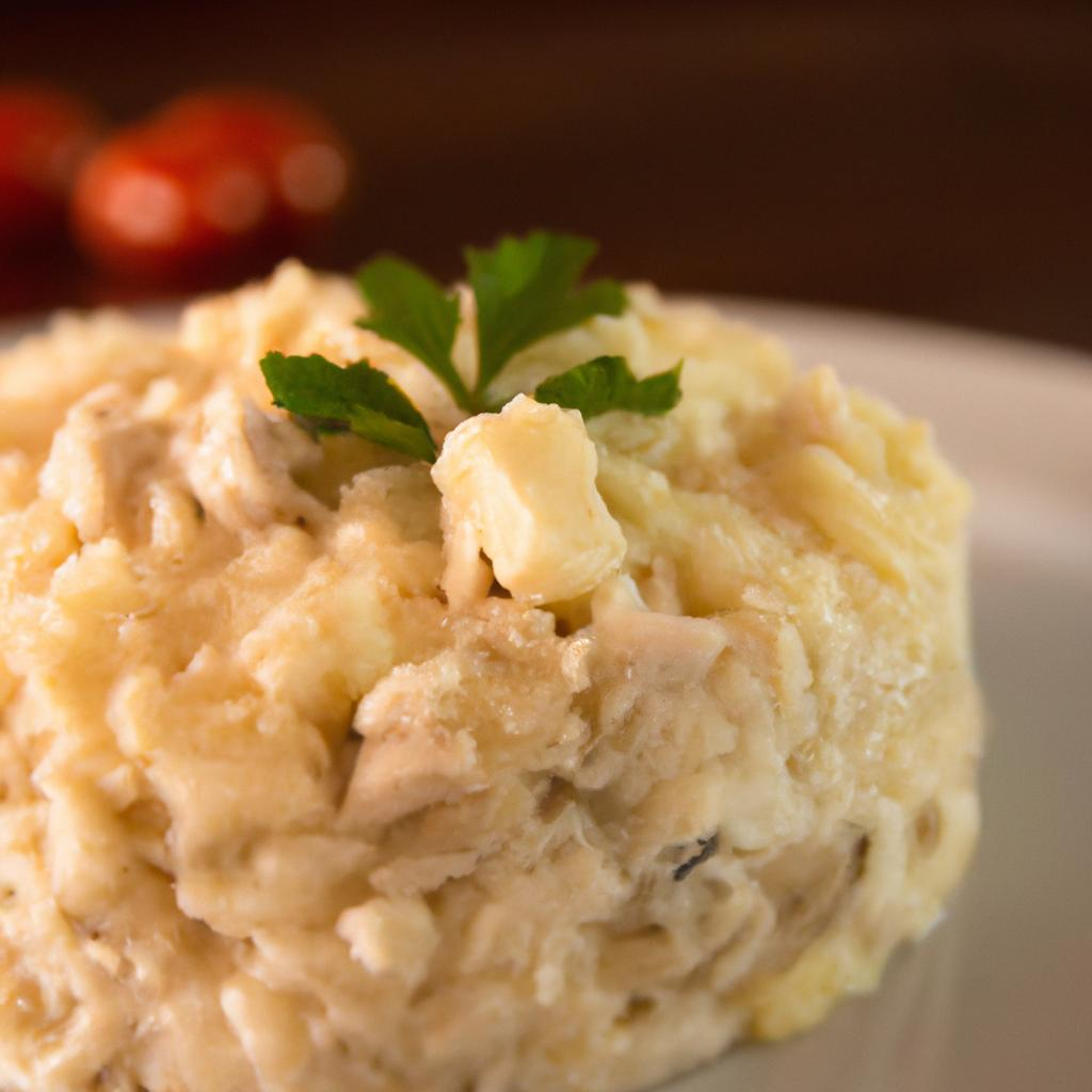 RECEITA DE RISOTO CREMOSO DE FRANGO COM REQUEIJÃO