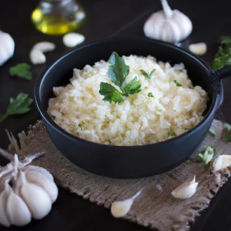 RECEITA DE RISOTO DE ALHO PORÓ COM MANTEIGA DE ERVAS