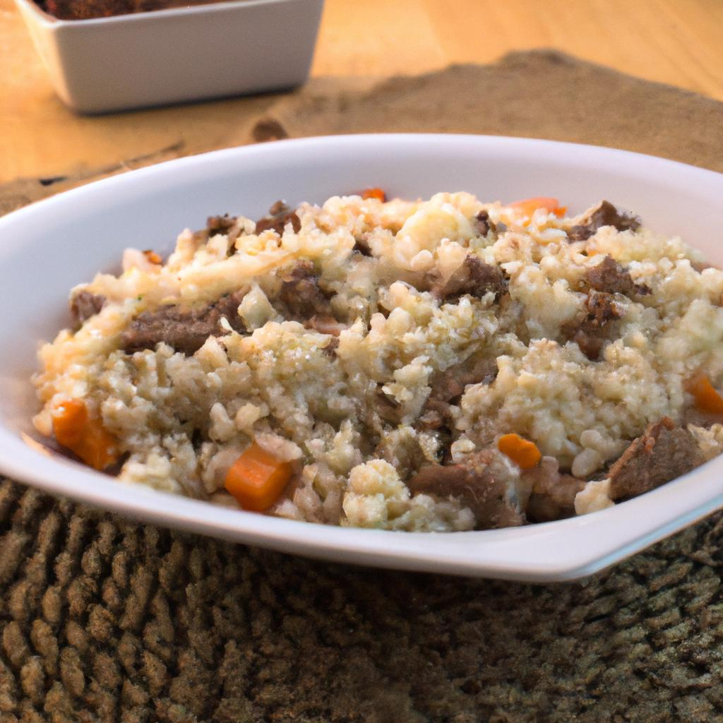 RECEITA DE RISOTO DE CARNE COM TIRAS DE ALCATRA