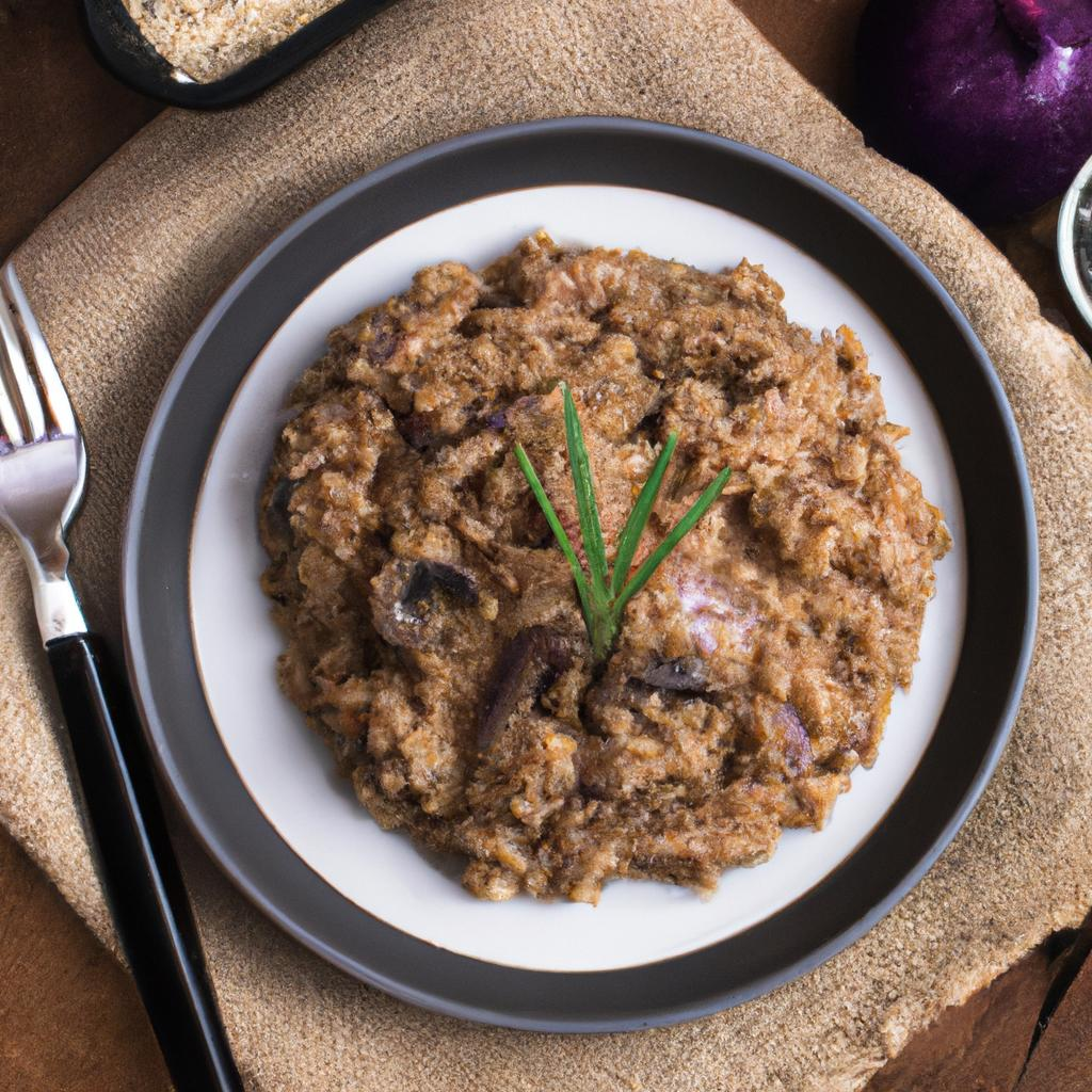 RECEITA DE RISOTO FUNGHI COM VINHO TINTO