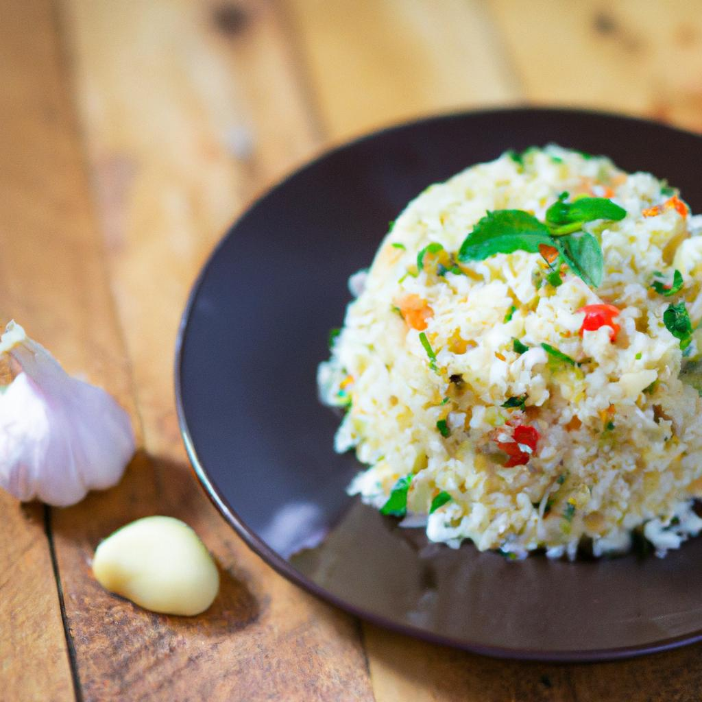 RECEITA DE RISOTO LOW CARB DE COUVE FLOR