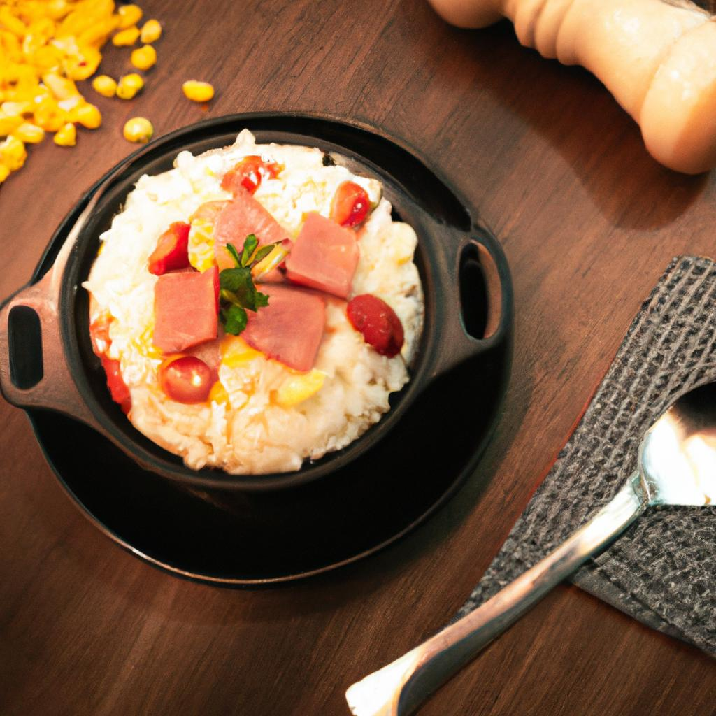 RECEITA DE RISOTO QUEIJO E BACON COMBINAÇÃO PERFEITA