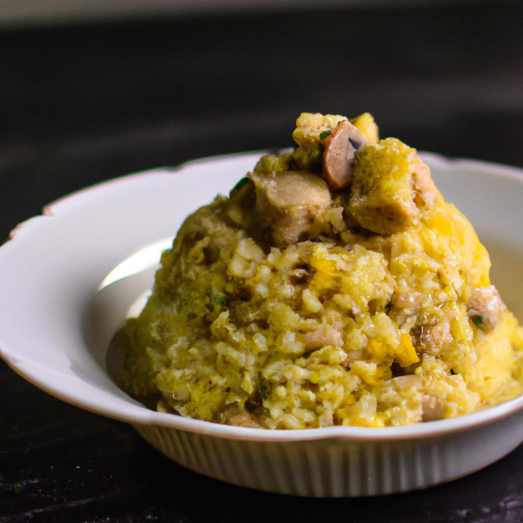 RECEITA DE RISOTO TRADICIONAL DE FRANGO COM AÇAFRÃO