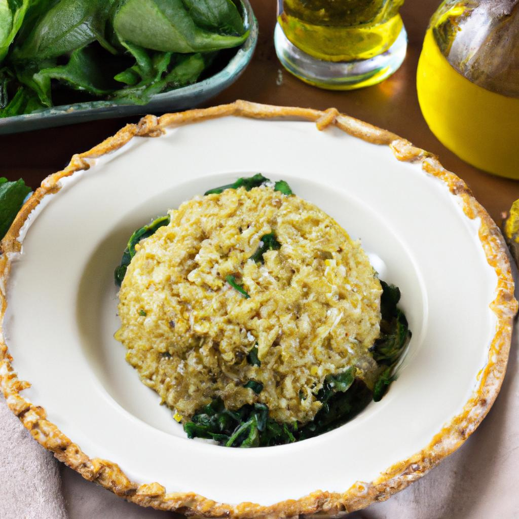 RECEITA DE RISOTO VERDE DE ESPINAFRE