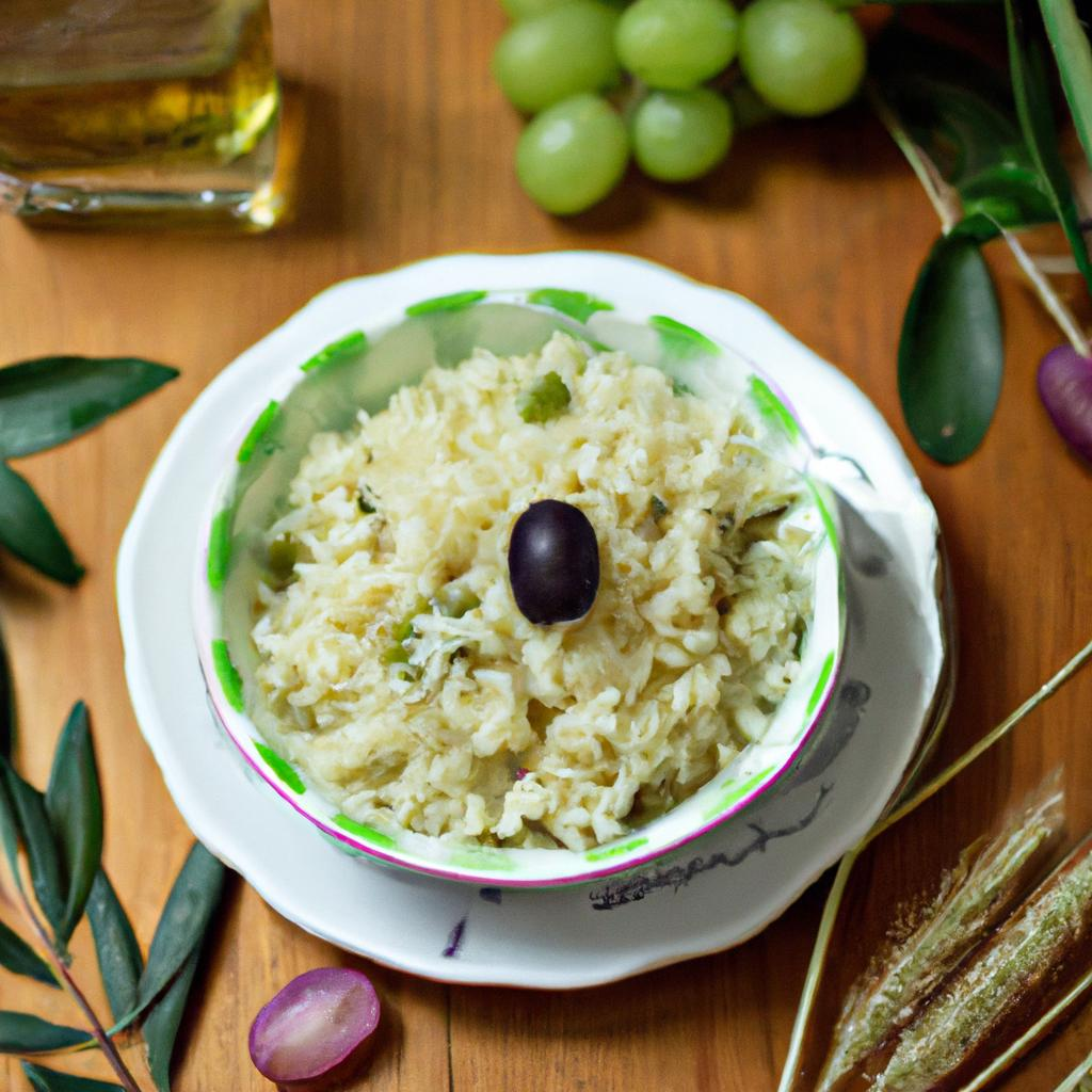 RECEITA RISOTO DE UVA VERDE DIFERENTE