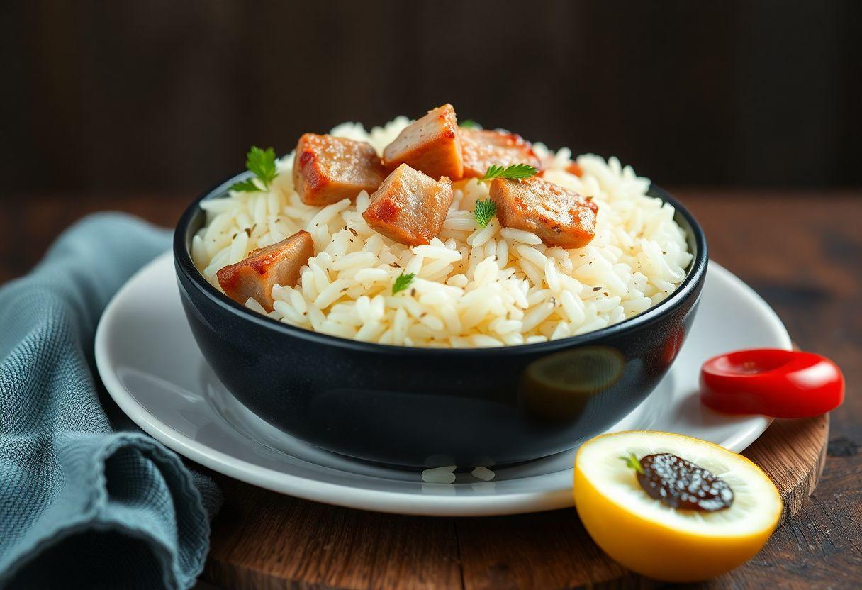 Receita de Arroz Com Suã de Porco