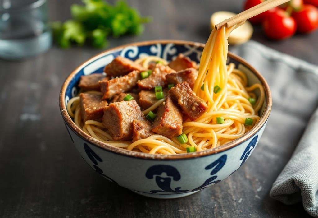 Receita de Yakisoba de Carne Caseiro