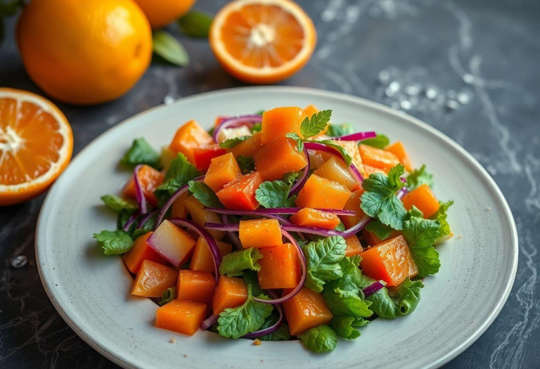 Salada Detox de Couve com Laranja: Limpeza do Organismo Salada Detox de Couve com Laranja: Limpeza do Organismo