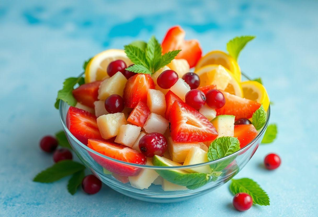 Salada Tropical com Frutas: Refrescante para o Verão