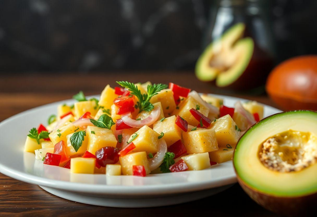 Salada de Batata Doce com Cebola Roxa: Opção Diferente