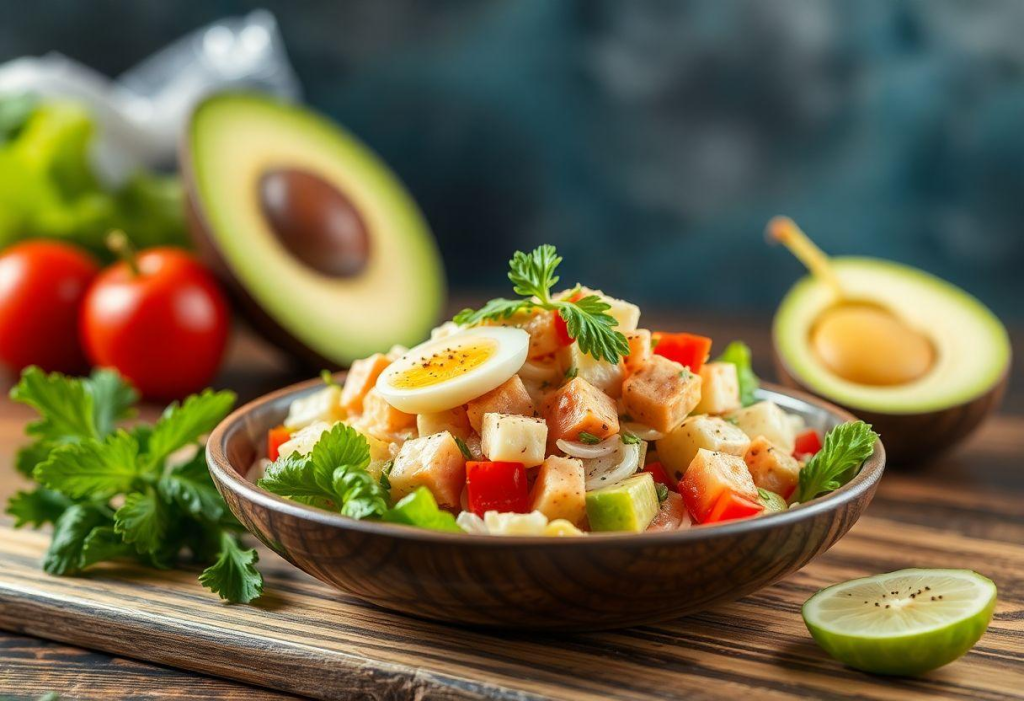 Salada de Chuchu com Ovo: Acompanhamento Leve e Econômico