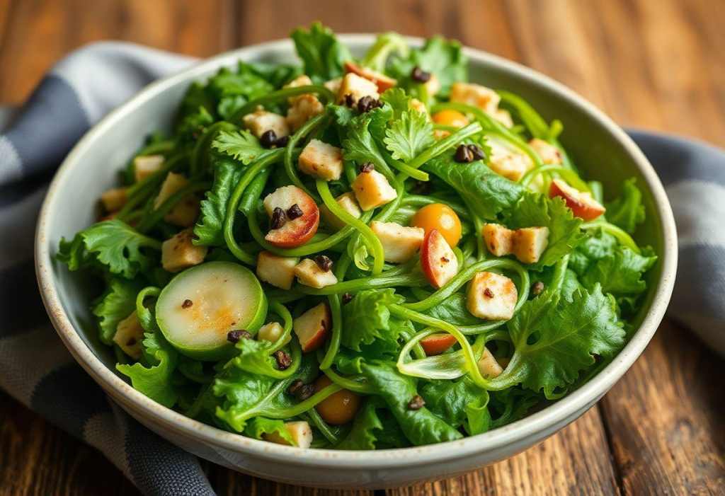 Salada de Grão-de-Bico Vegana: Energia e Saúde