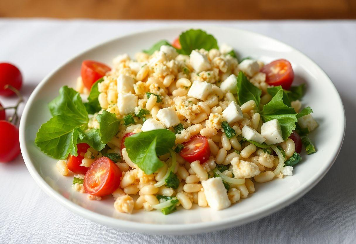 Salada de Macarrão com Presunto e Queijo: Fria e Cremosa