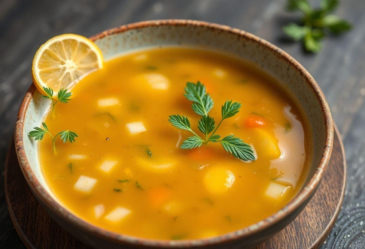 Sopa De Espinafre Com Mandioquinha