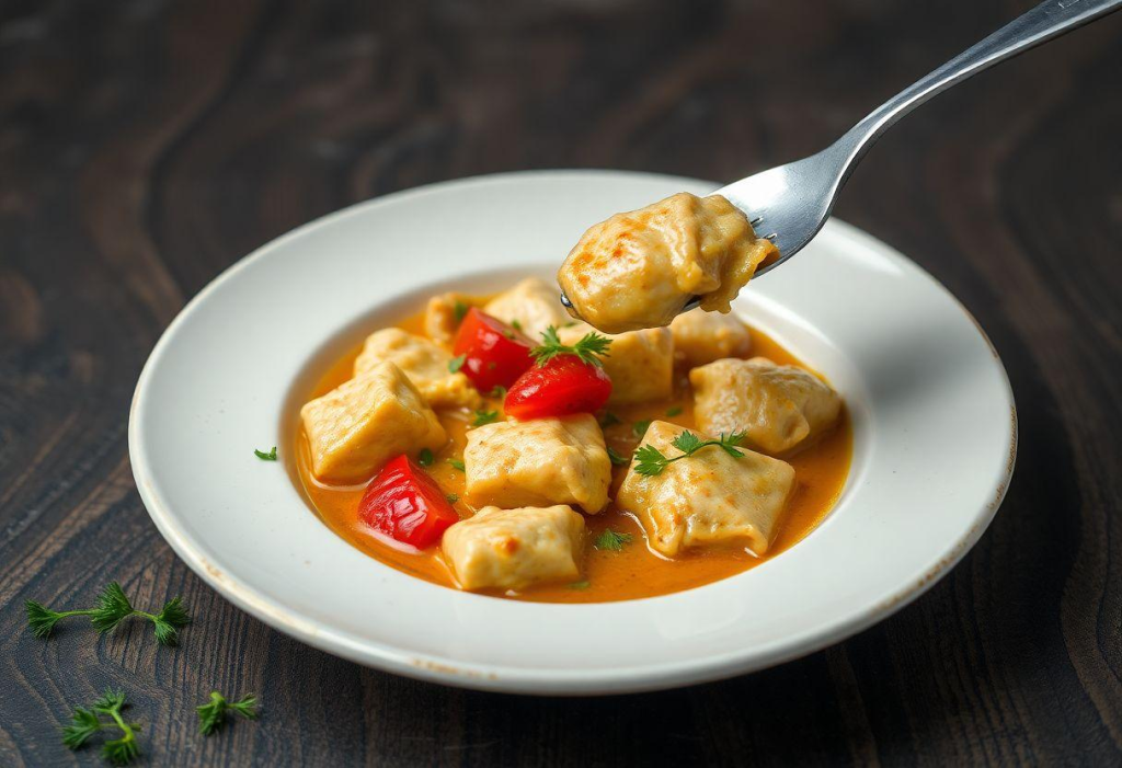 Strogonoff De Frango Com Espinafre