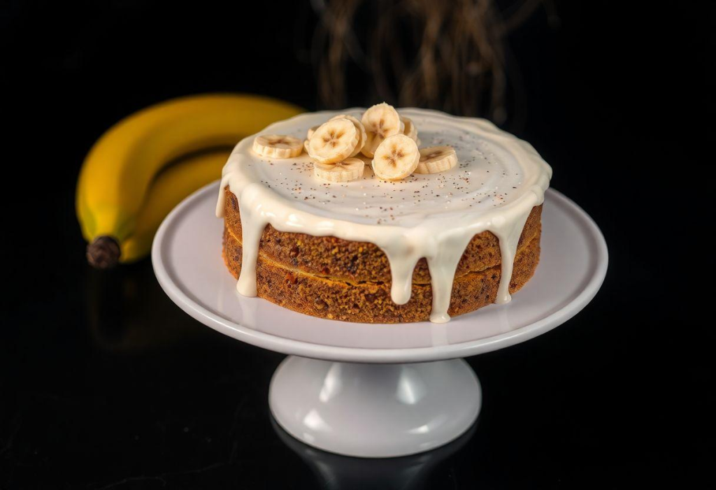 Torta de Banana de Liquidificador Rápida