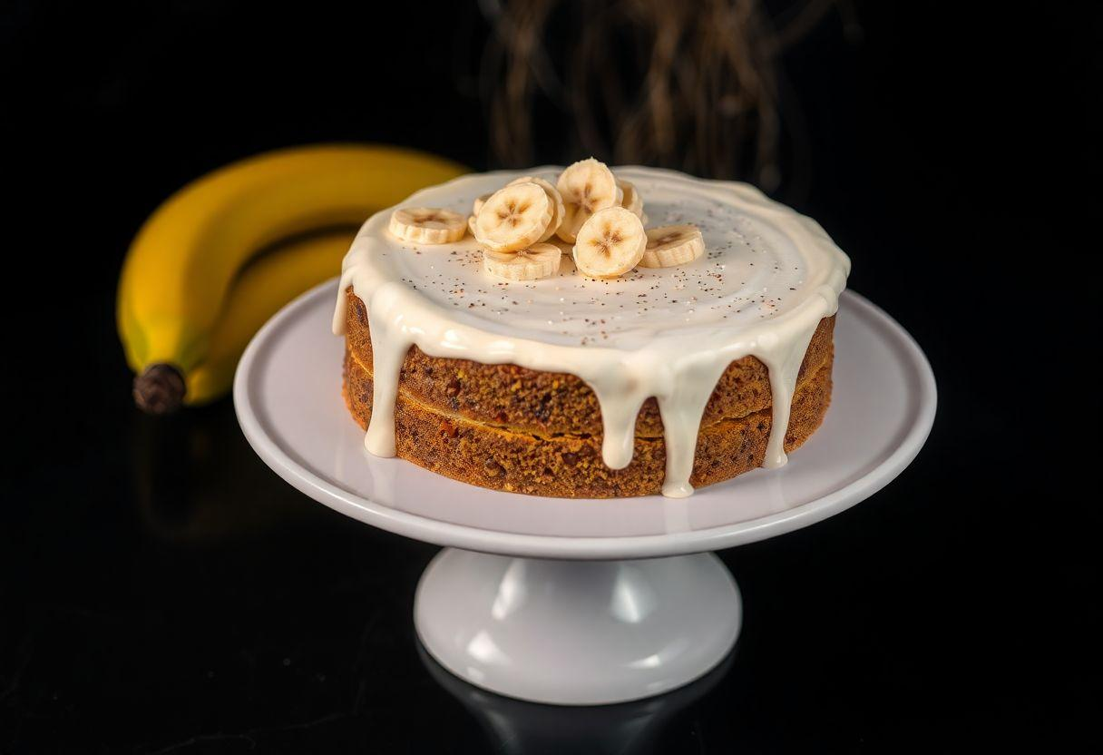Torta de Banana de Liquidificador Rápida