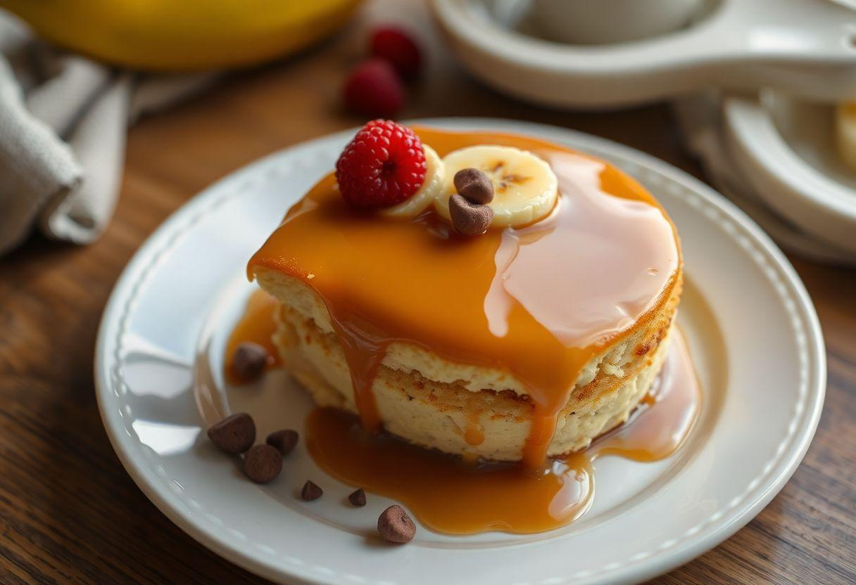 Pudim De Banana Caramelada Aproveitando Bananas Maduras