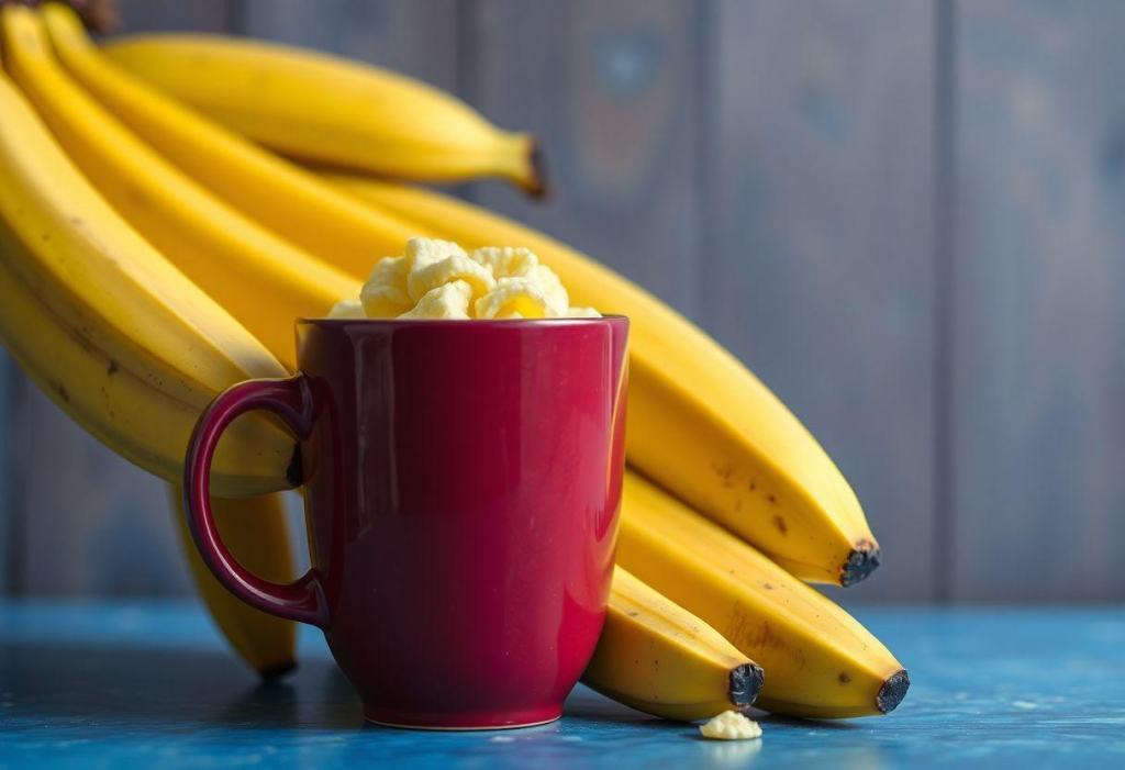 Pudim De Caneca Fit De Banana Com Aveia