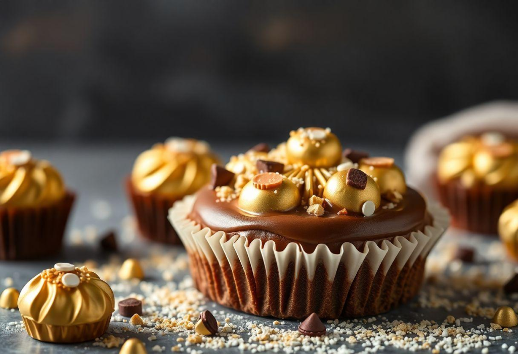 Pudim De Ferrero Rocher Sobremesa De Luxo