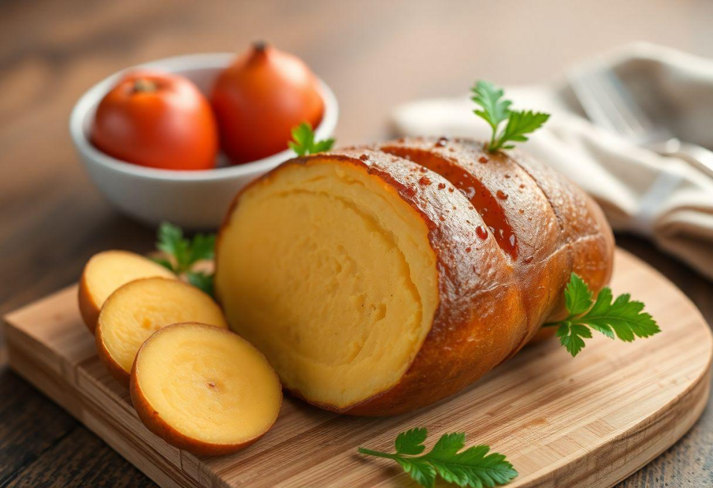 Pudim Fit De Batata Doce Com Cacau Pré Treino