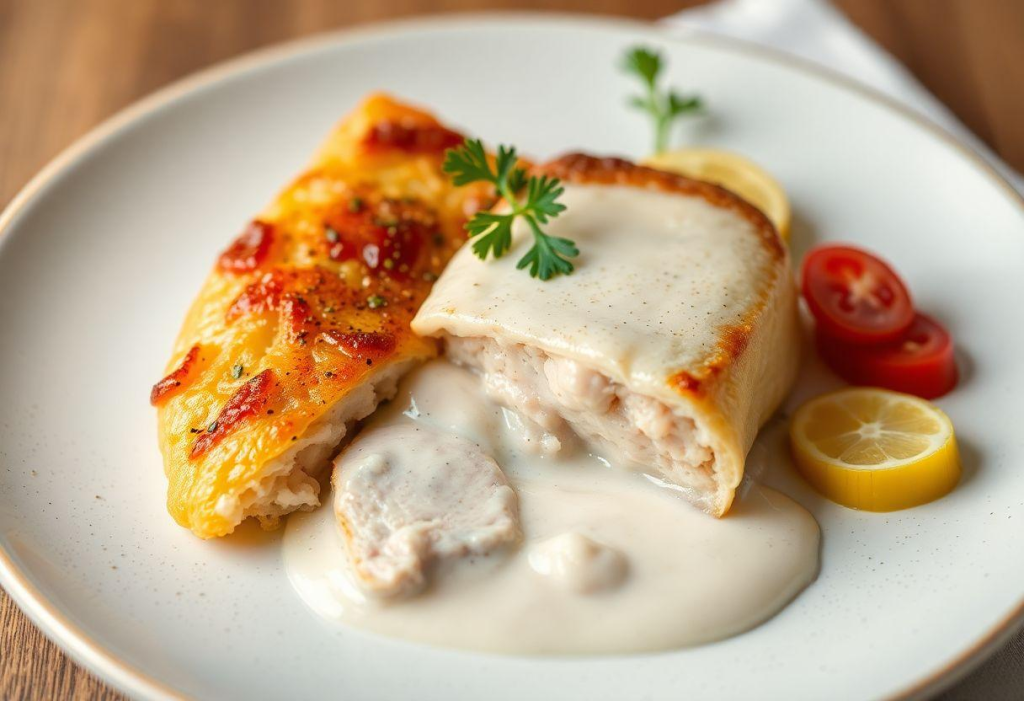 Receita De Panqueca De Frango Com Molho Branco: Combinação Sofisticada