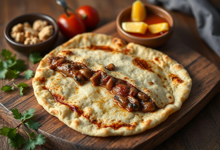 Receita De Panqueca Turca: Gozleme Saborosa Receita De Panqueca Turca: Gozleme Saborosa