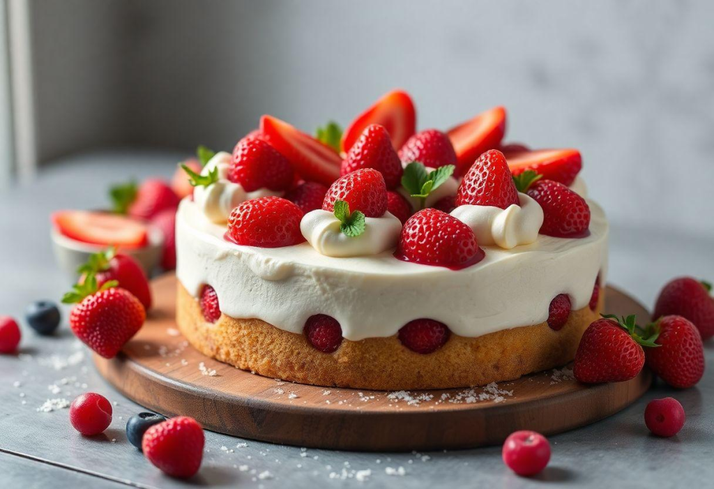 Receita De Pudim De Frutas Vermelhas Com Cream Cheese