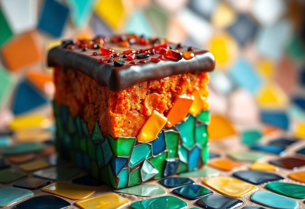 Receita De Pudim De Gelatina Colorida Mosaico